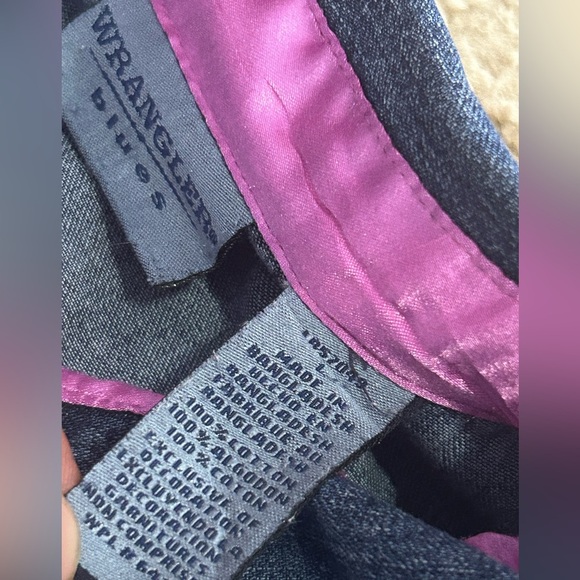 Vintage Wrangler Blues Women’s Large Denim Pearl Snap Shirt - Picture 5 of 7